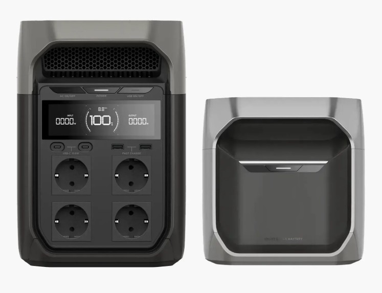 Комплект зарядна станція EcoFlow DELTA 3 з додатковим акумулятором DELTA 3 Extra Battery